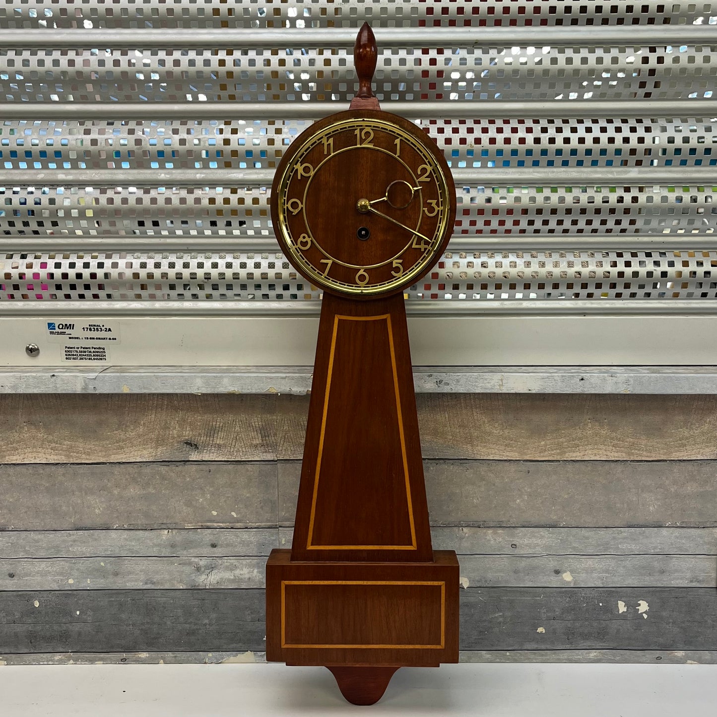 Mid-Century German Banjo Clock