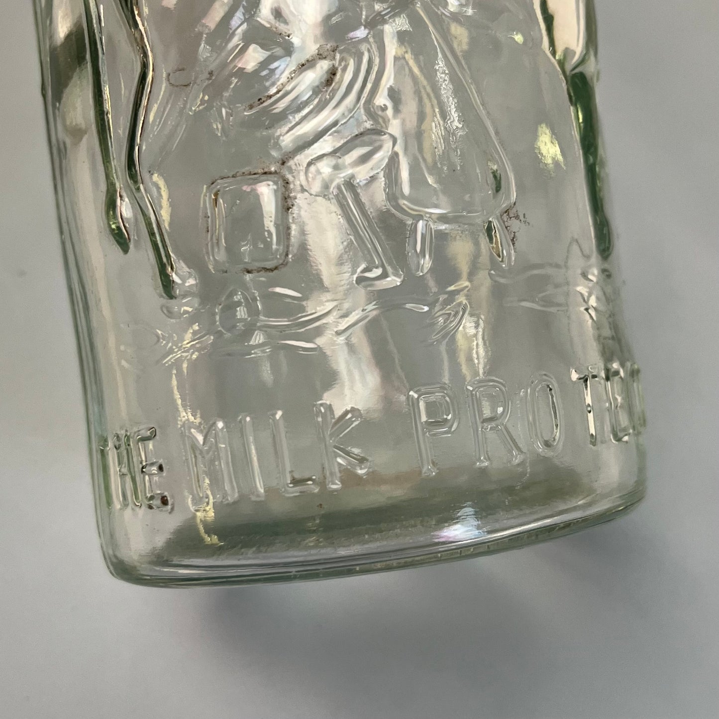 Lynn Glass Co,The Milk Protector Glass Bottle