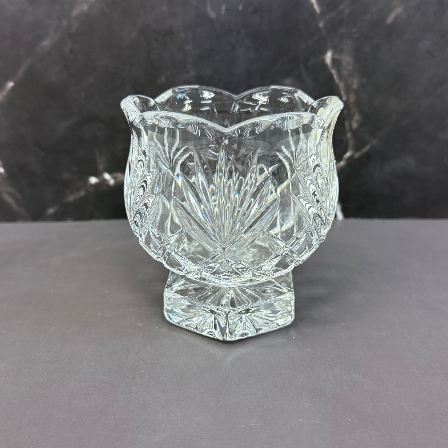 Noritake Hampton Hall Candle Holder Cut Crystal Votive