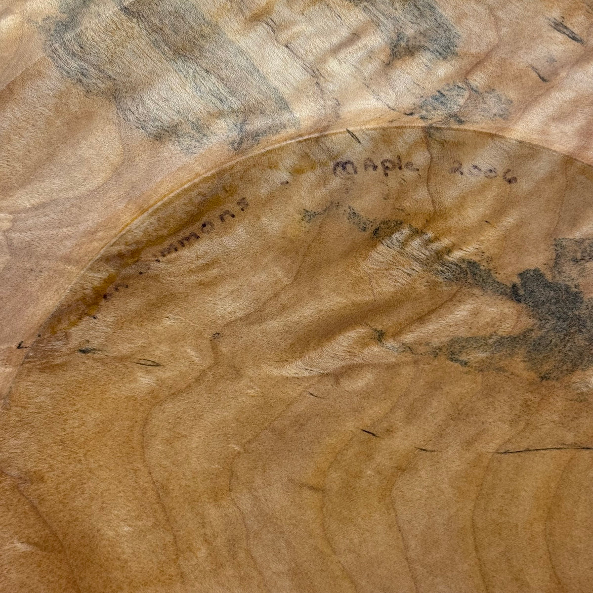 Handmade Maple Wood Platter 2006