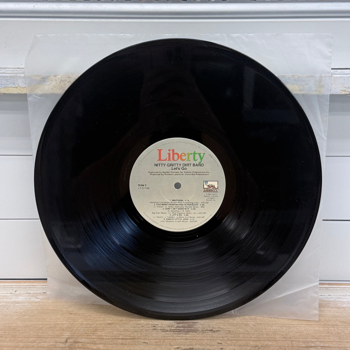 Nitty Gritty Dirt Band Let’s Go Vinyl LP 1983 --LT-51146
