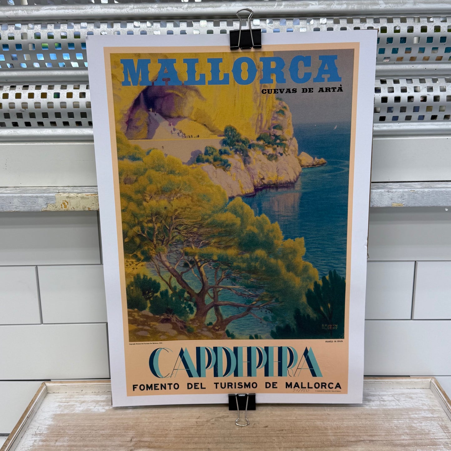 Erwin Hubert Mallorca Tourism Art Poster Selection