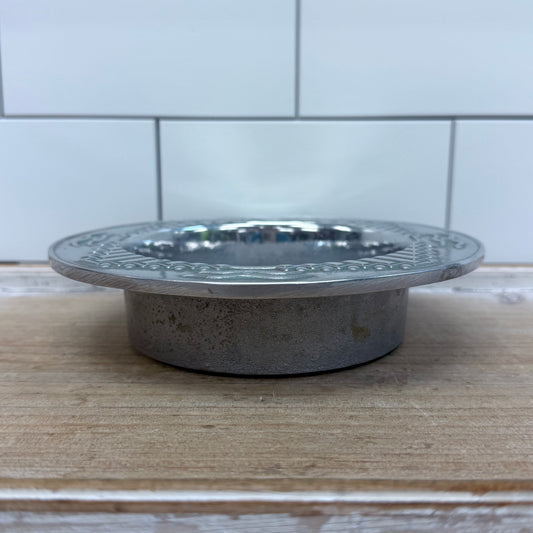 Wilton Armetale Pewter Bottle Coaster Geometric Barware