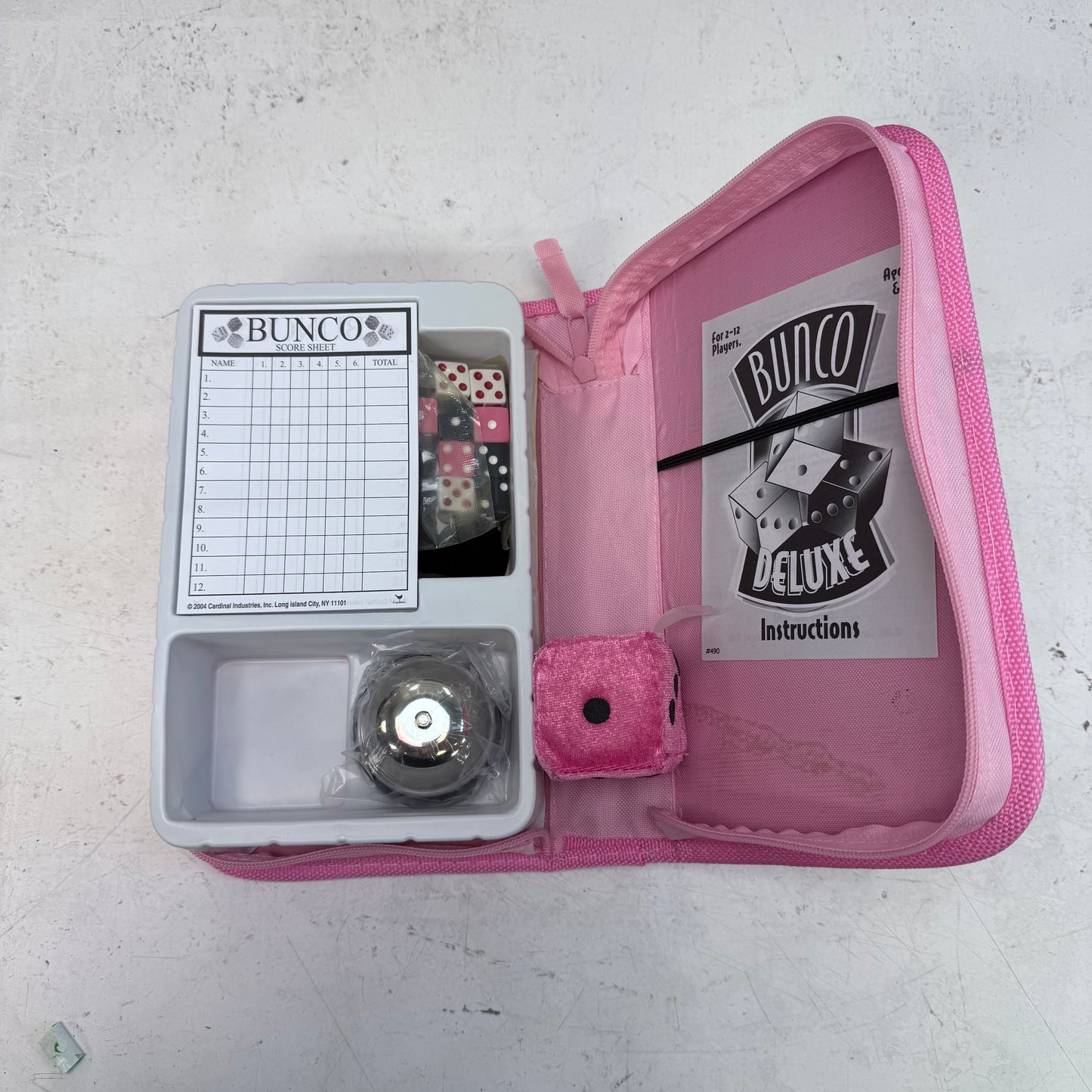 Cardinal Bunco Deluxe Dice Game, Complete, 2005