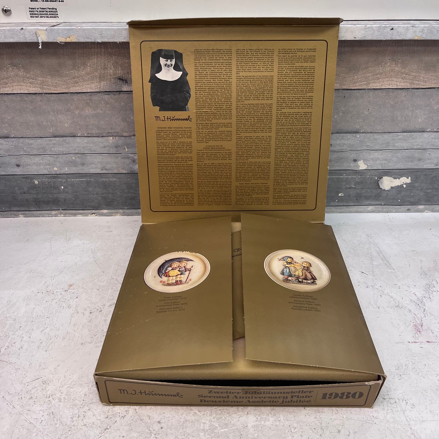 Goebel Hummel Anniversary Spring Dance Plate in Box, 1980
