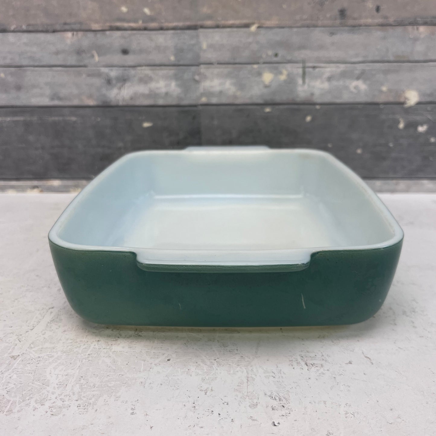 Pyrex Green Casserole Dish, #507-B