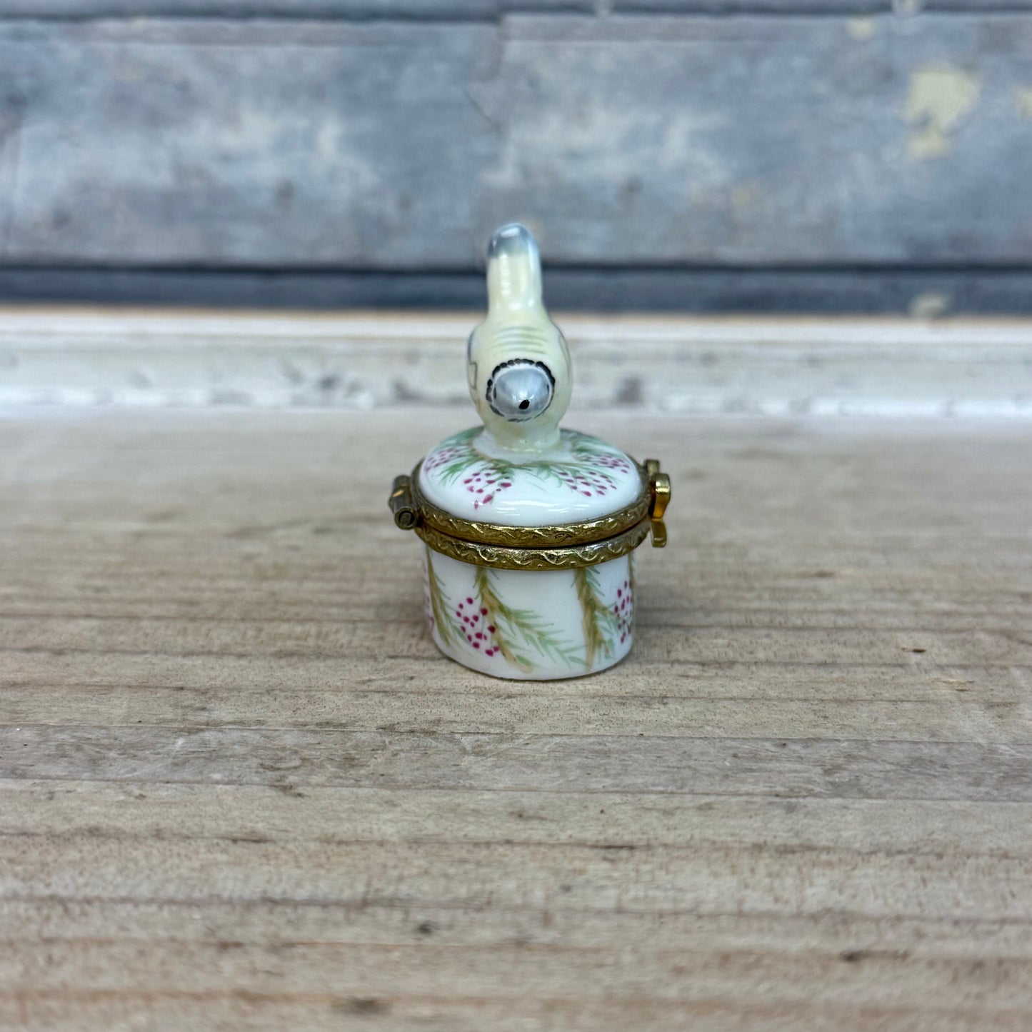 Royal Danube Hand Painted Bird Porcelain Trinket Box, #1886