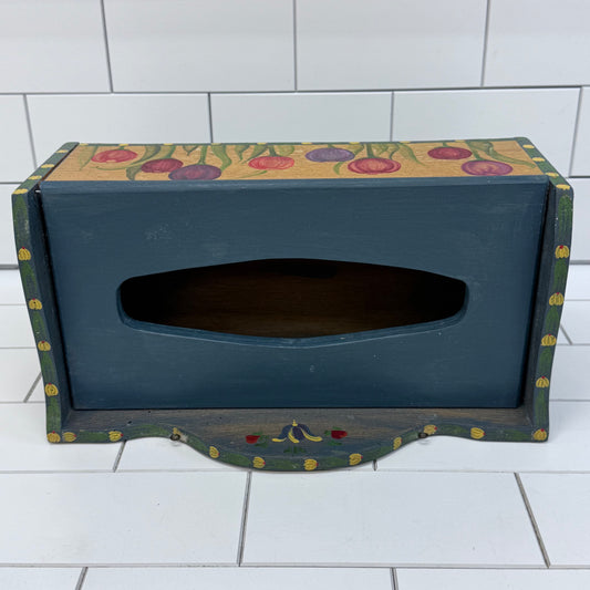 Floral Shelf, Hand Painted Wood