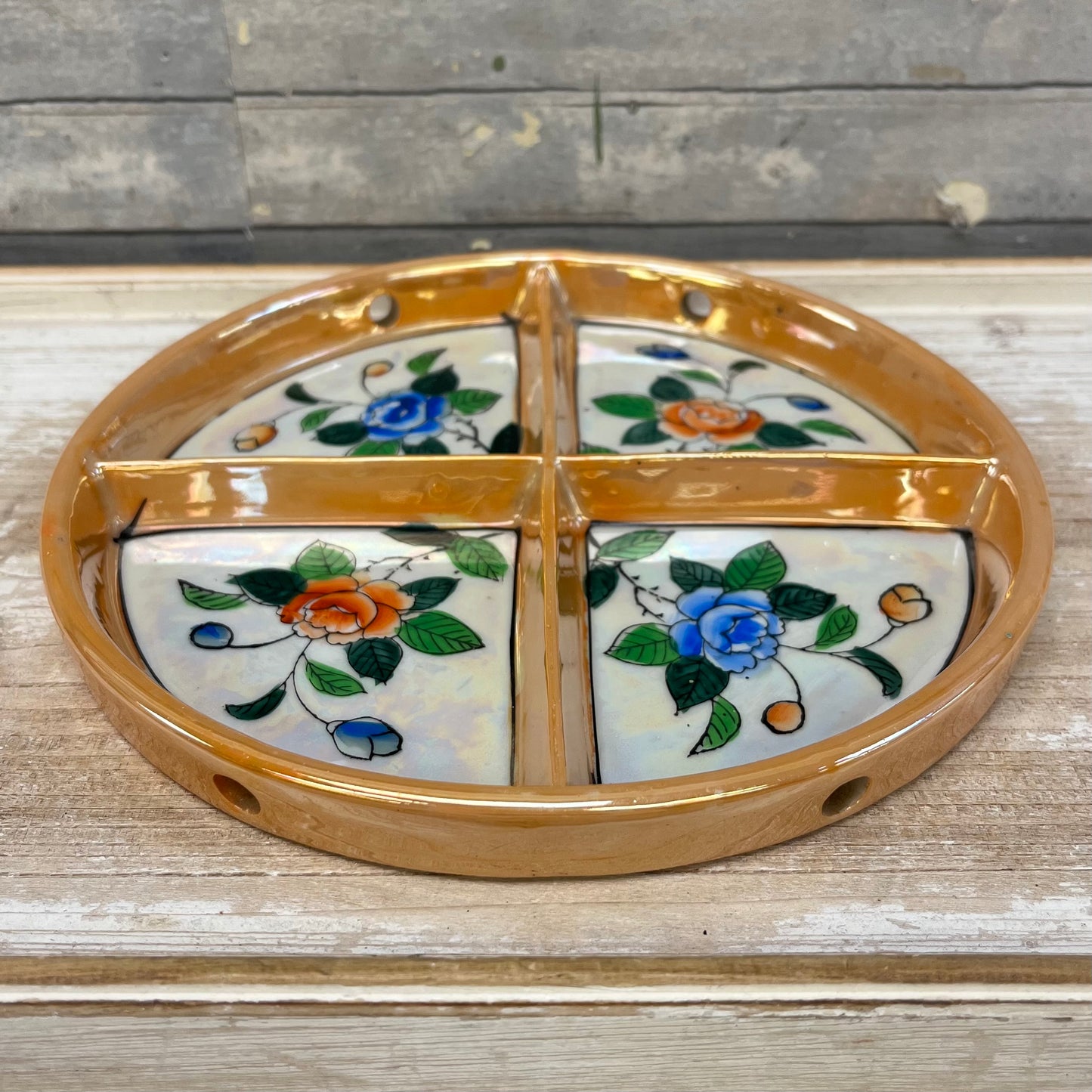 Hotta Yu Shoten & Co. Lusterware Divided Dish