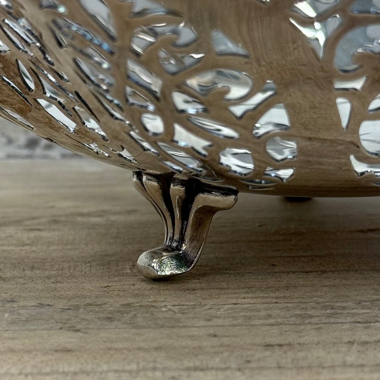 International Silver Reticulated Dish Silver Plated Lovelace
