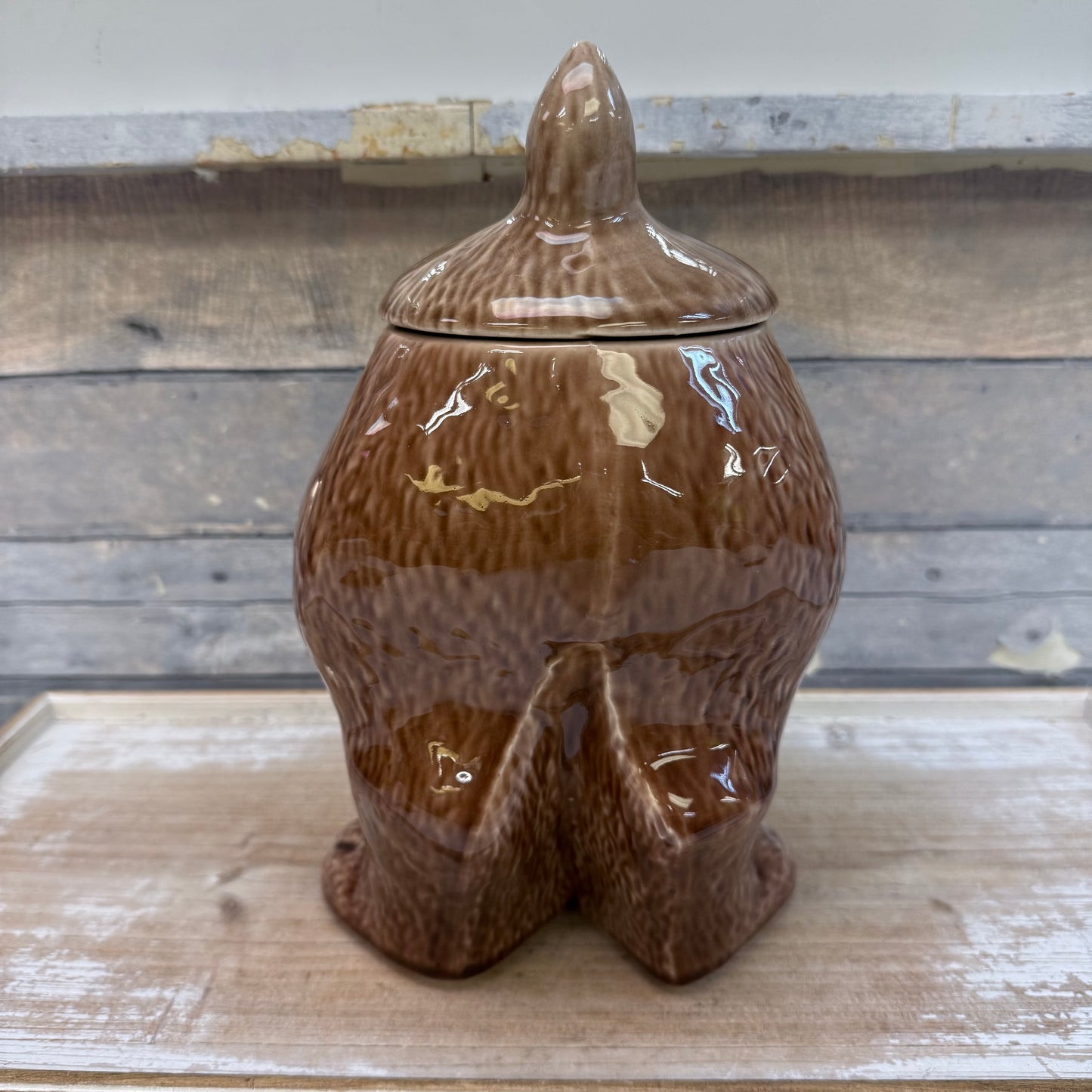 McCoy Pottery Thinking Hound Dog Cookie Jar, #0272