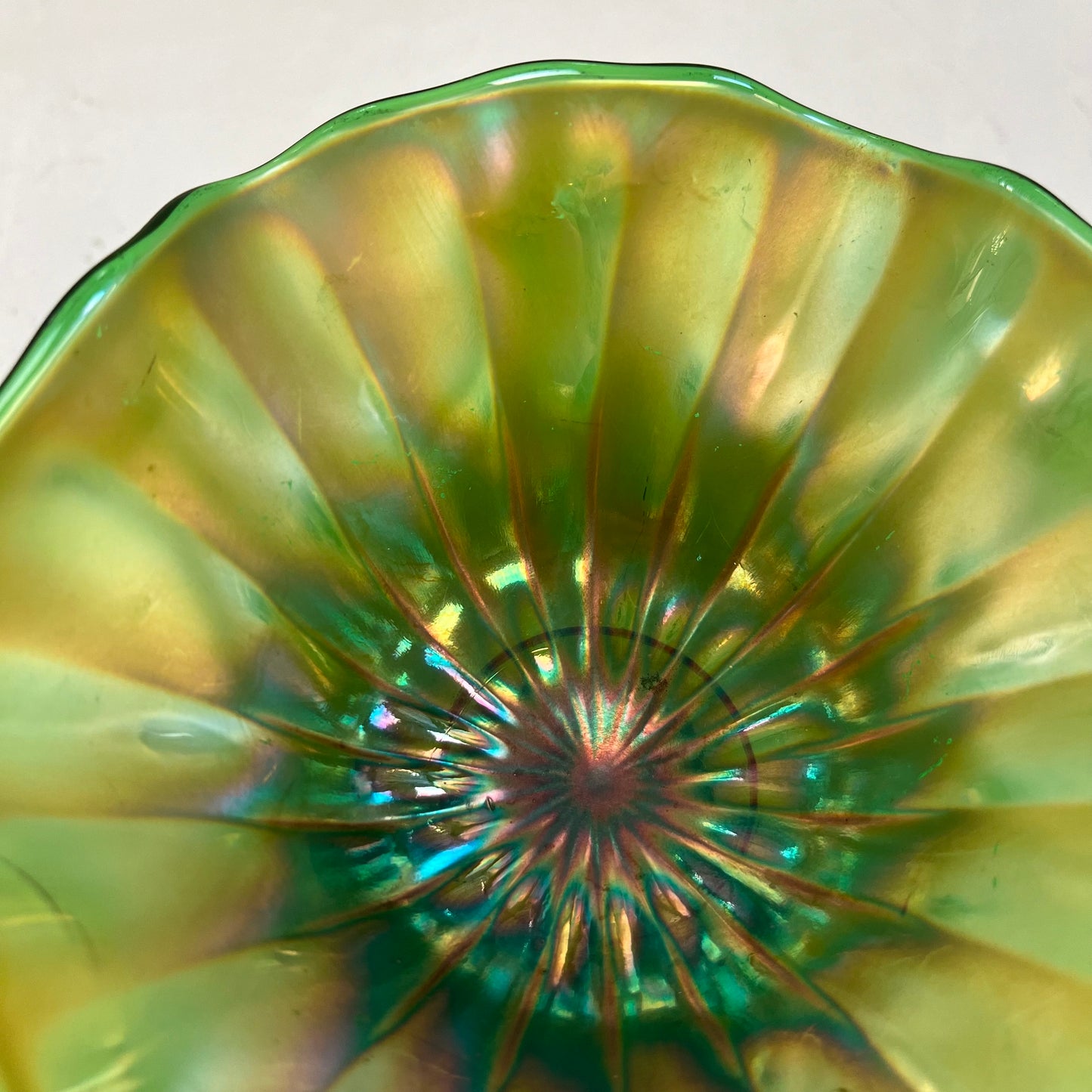 Fenton Carnival Glass Dish