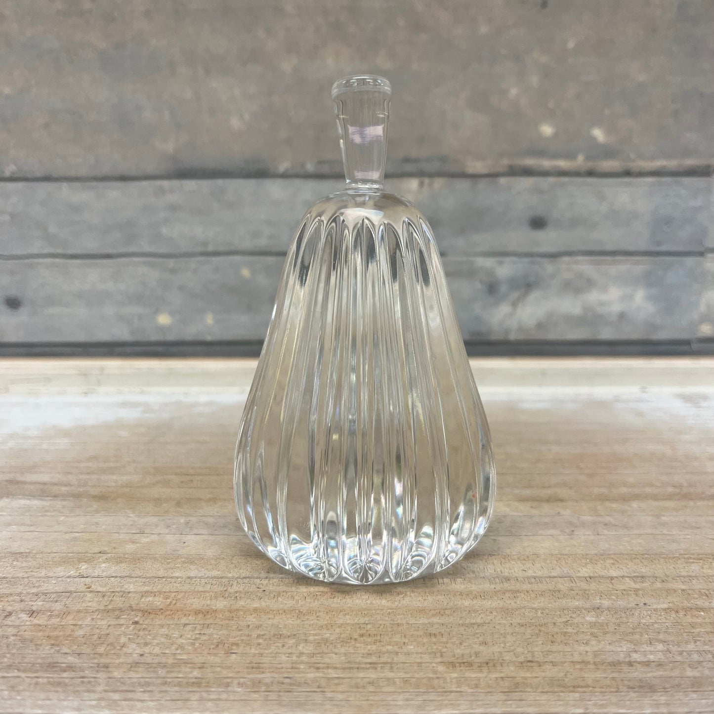 Bleikristall Beyer Cut Crystal Pear Paperweight