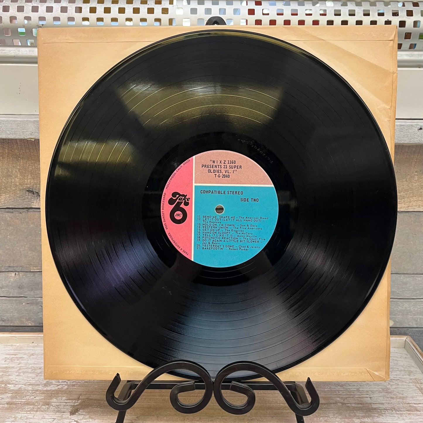 WIXZ Presents 21 Super Oldies Volume One Vinyl Record