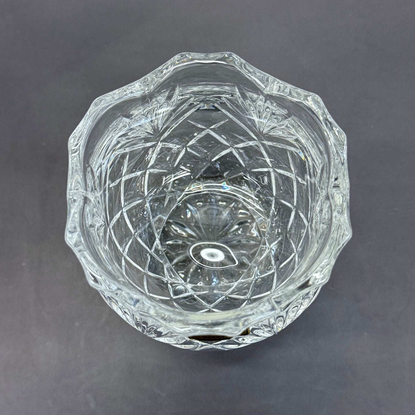Noritake Hampton Hall Candle Holder Cut Crystal Votive