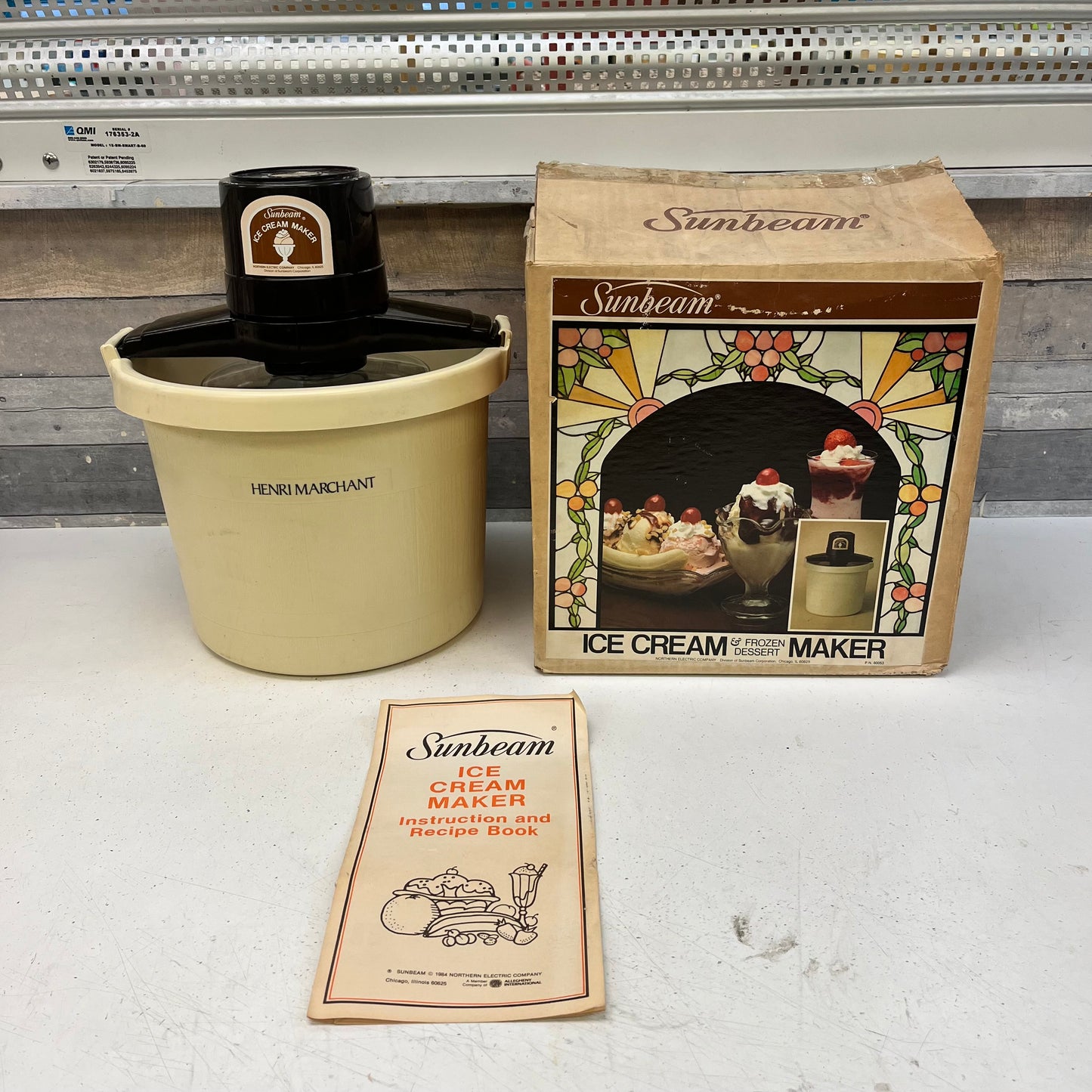 Sunbeam Frozen Dessert Maker, 1984