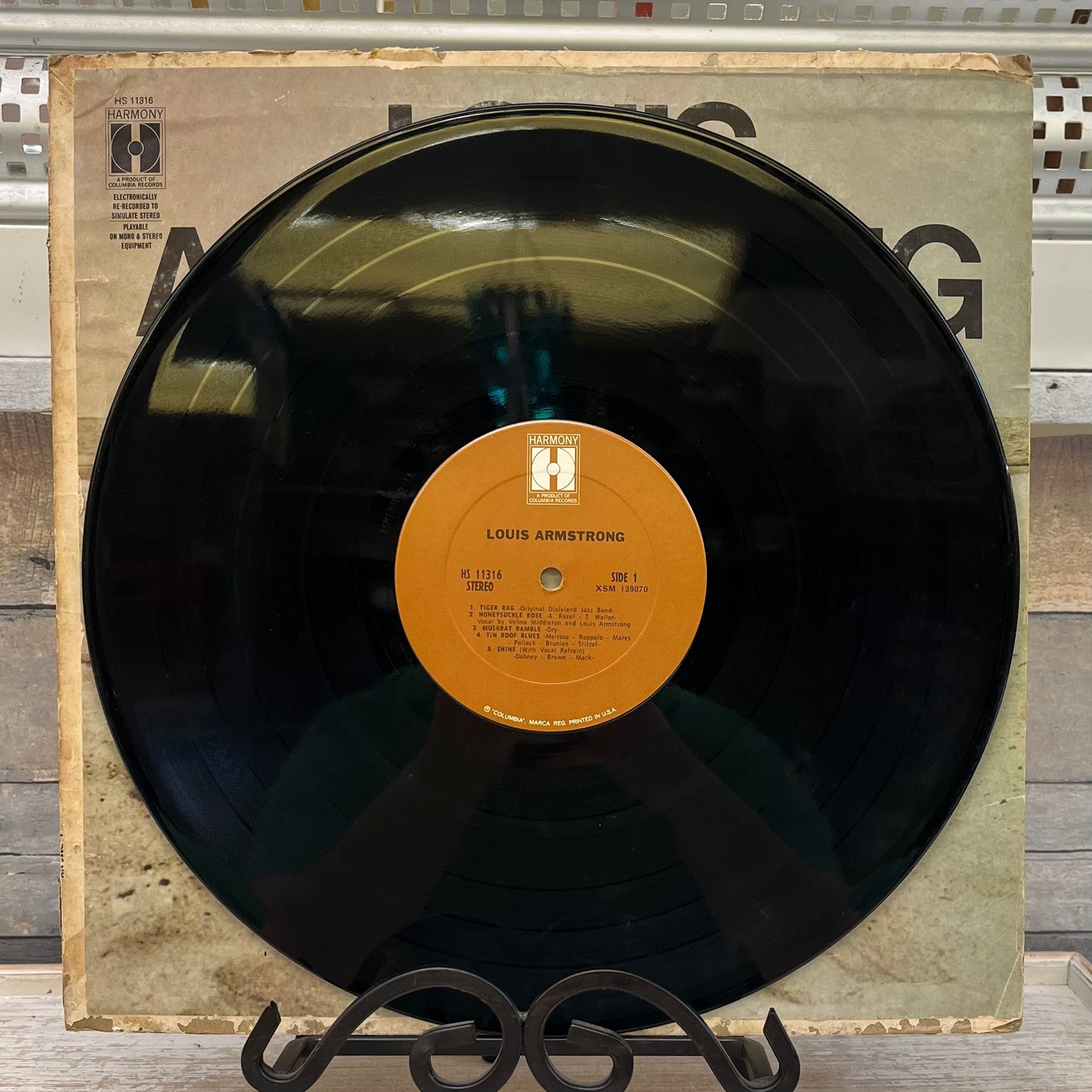 Louis Armstrong Jazz Classics Vinyl Record, 1969