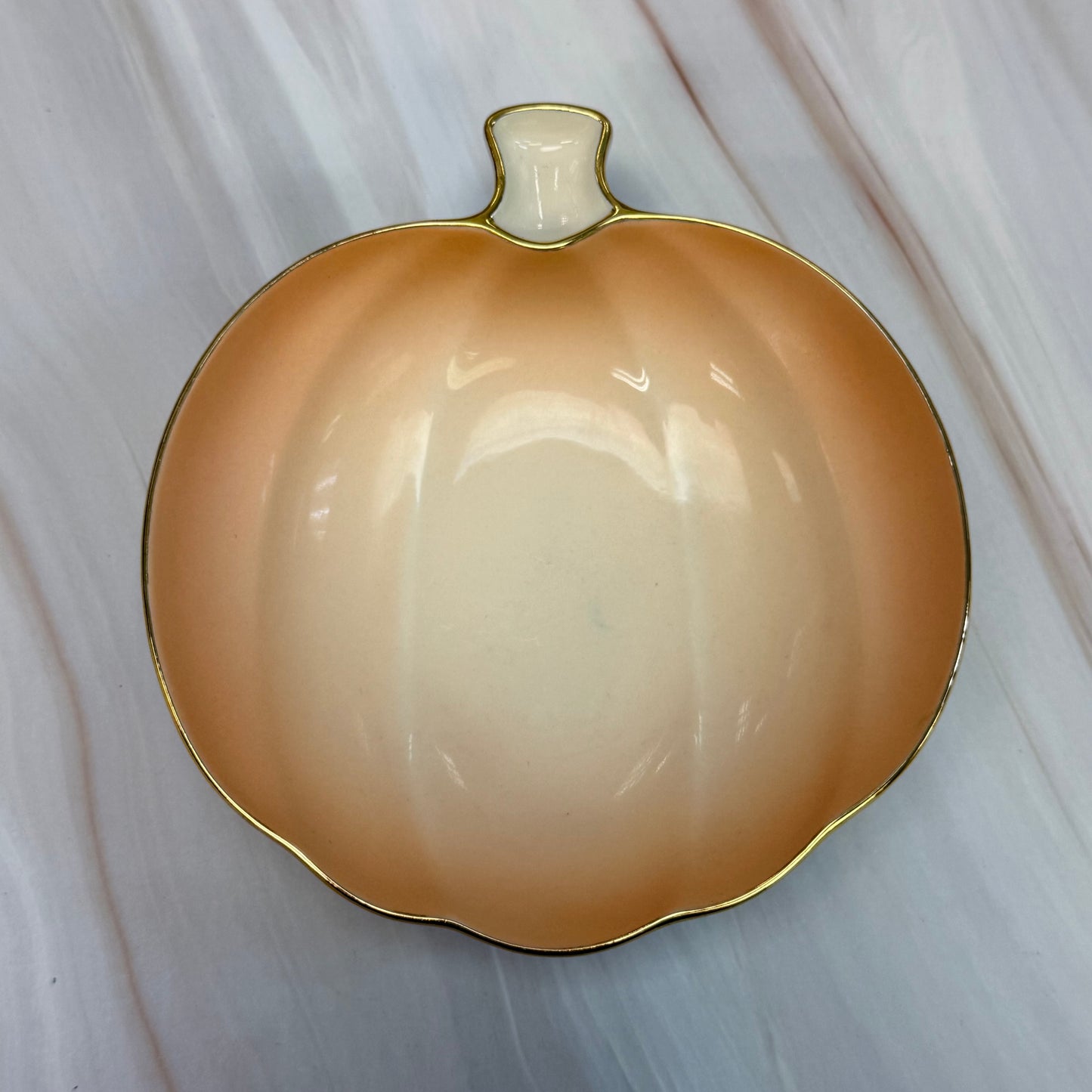 Lenox Gilded Pumpkin Porcelain Dish
