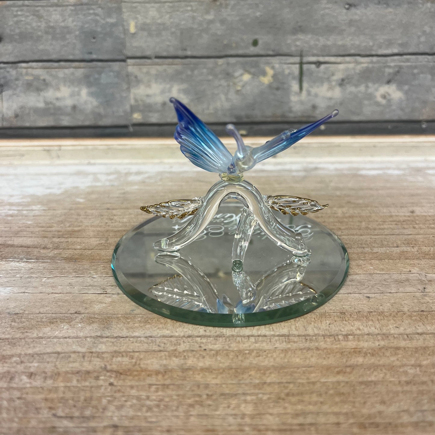 Glass Baron Swarovski Crystal Butterfly Figurine