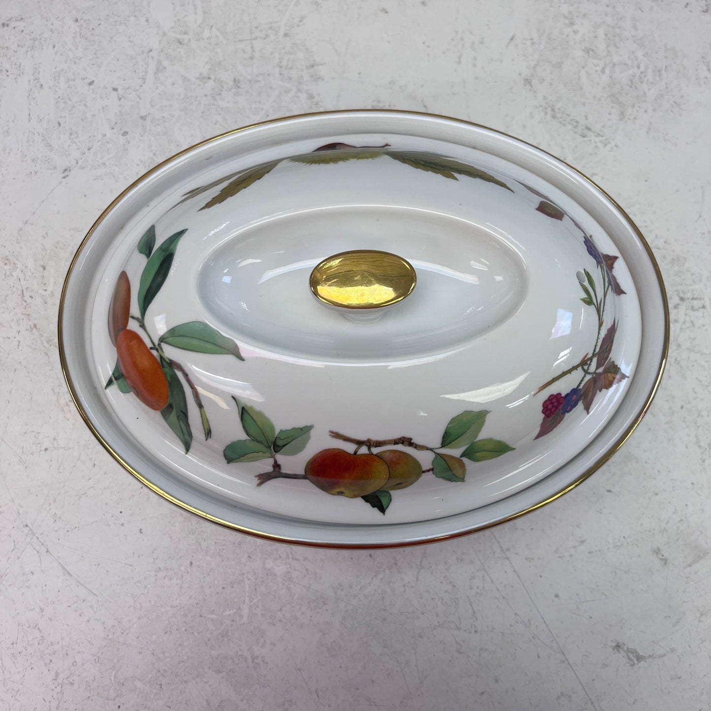 Royal Worcester Evesham Porcelain Casserole Dish