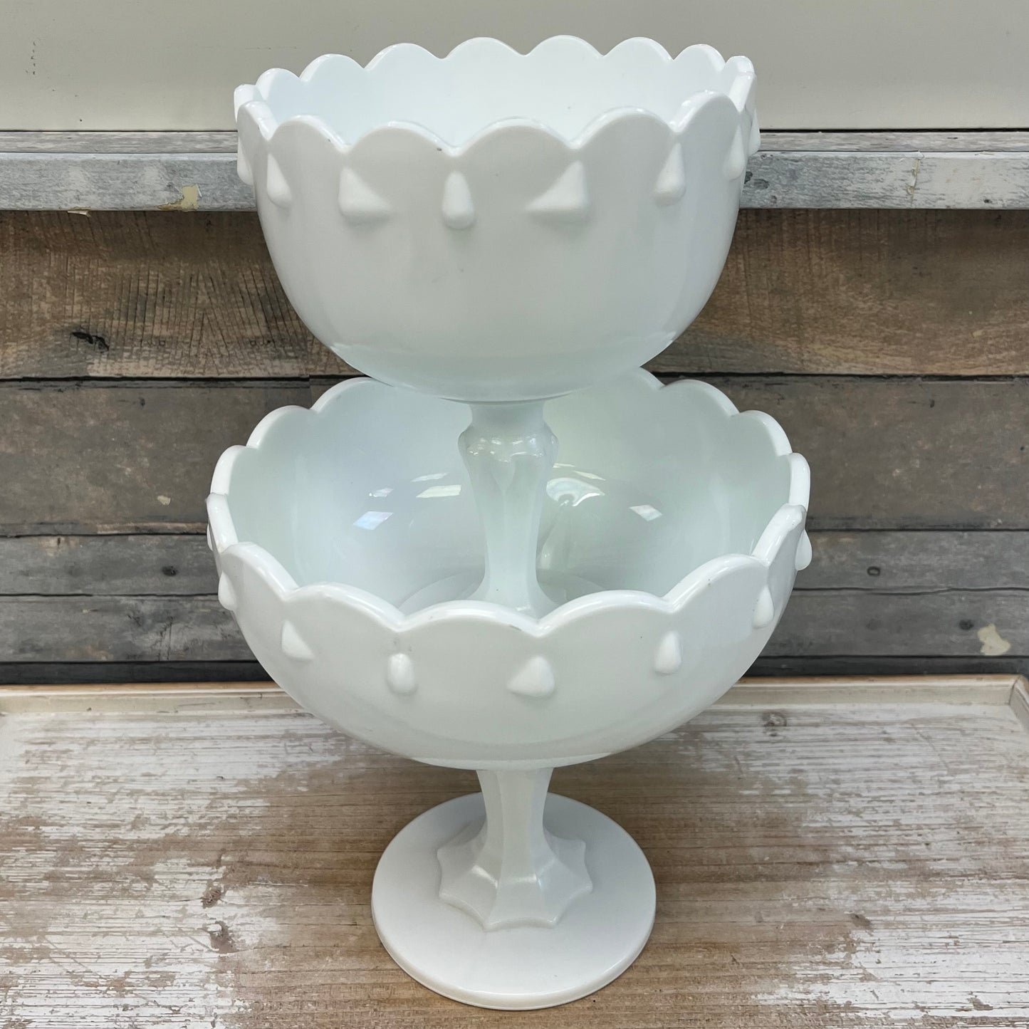 Indiana Glass Tiered Compote