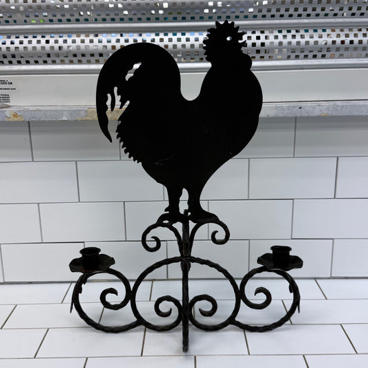 Southern Living Rooster Tabletop Candelabra