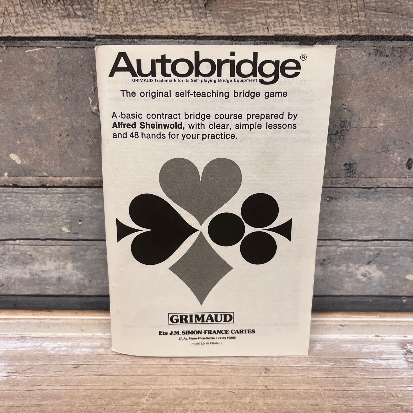 Grimaud Autobridge Game in Box, 1970s
