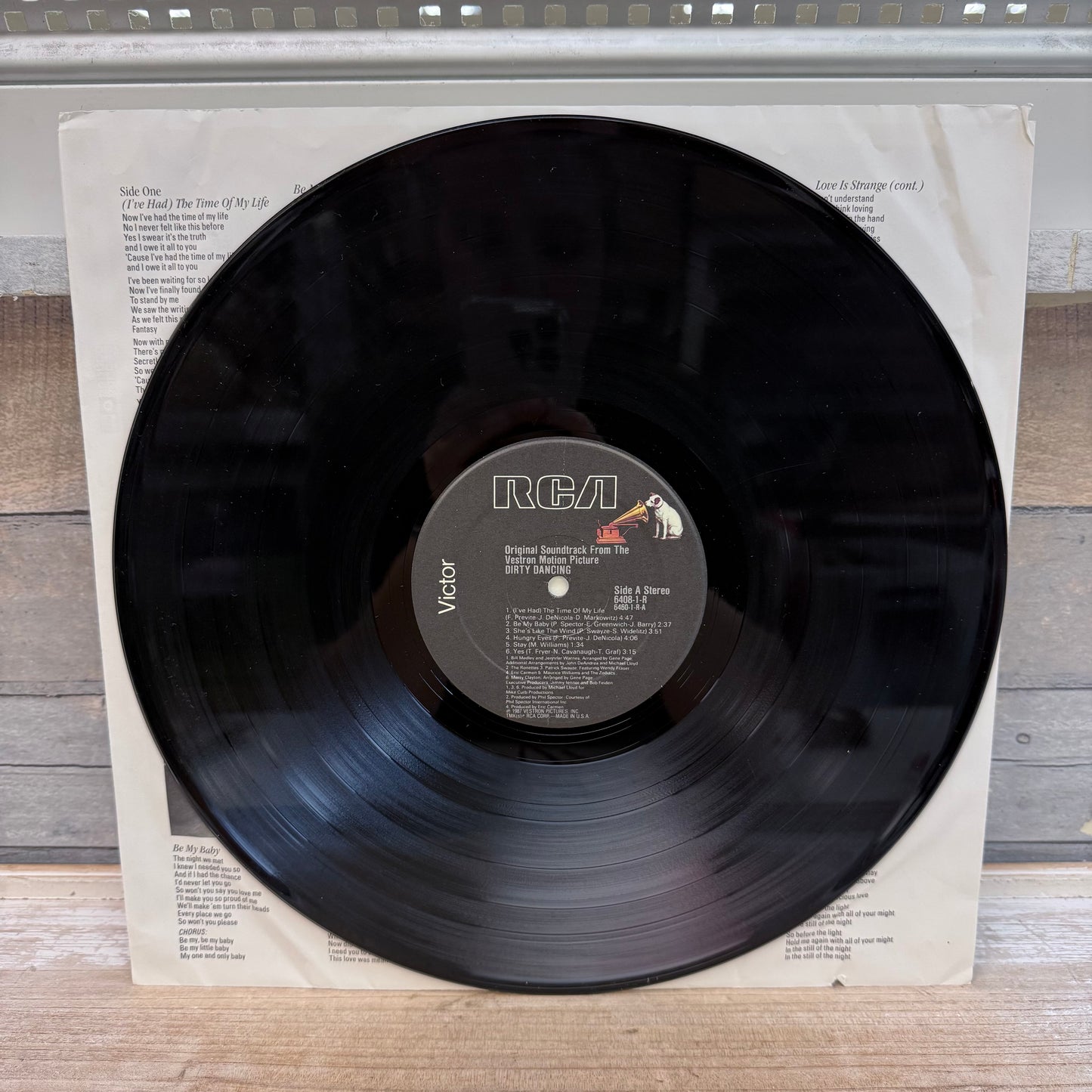 Dirty Dancing Motion Picture Soundtrack Vinyl Record, 1987