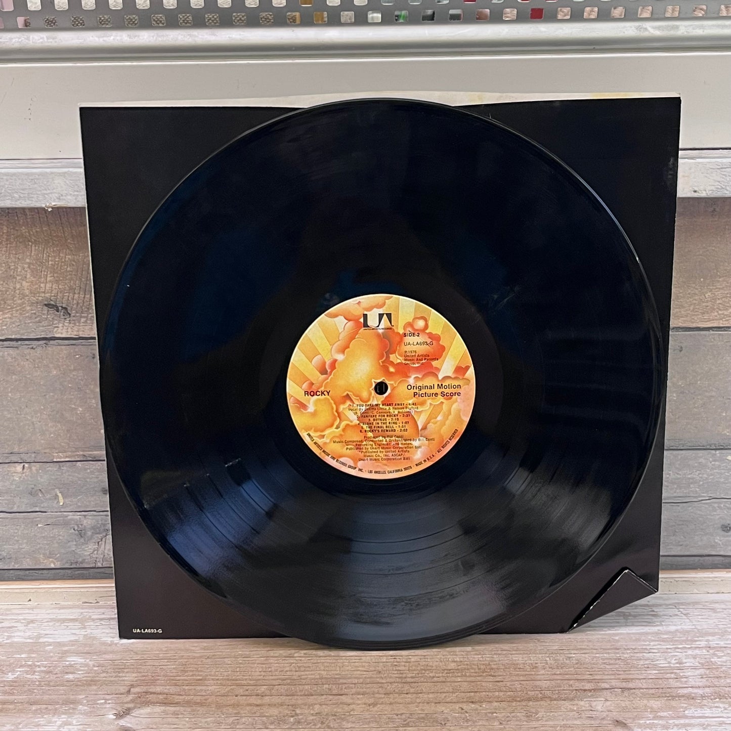 Rocky Original Motion Picture Score Vinyl Record, 1976