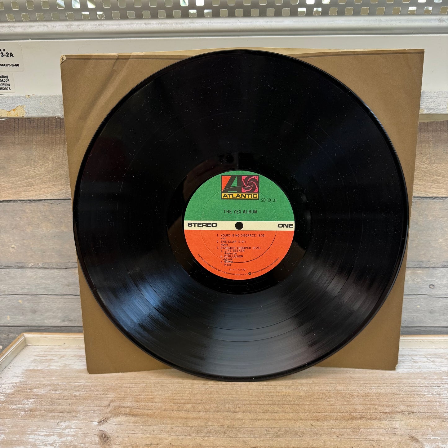 Yes The Yes Album Vinyl Record, 1971
