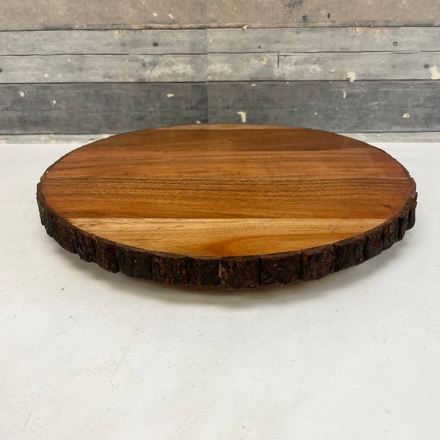 Rustic AVA Bark Edge Wooden Serving Tray