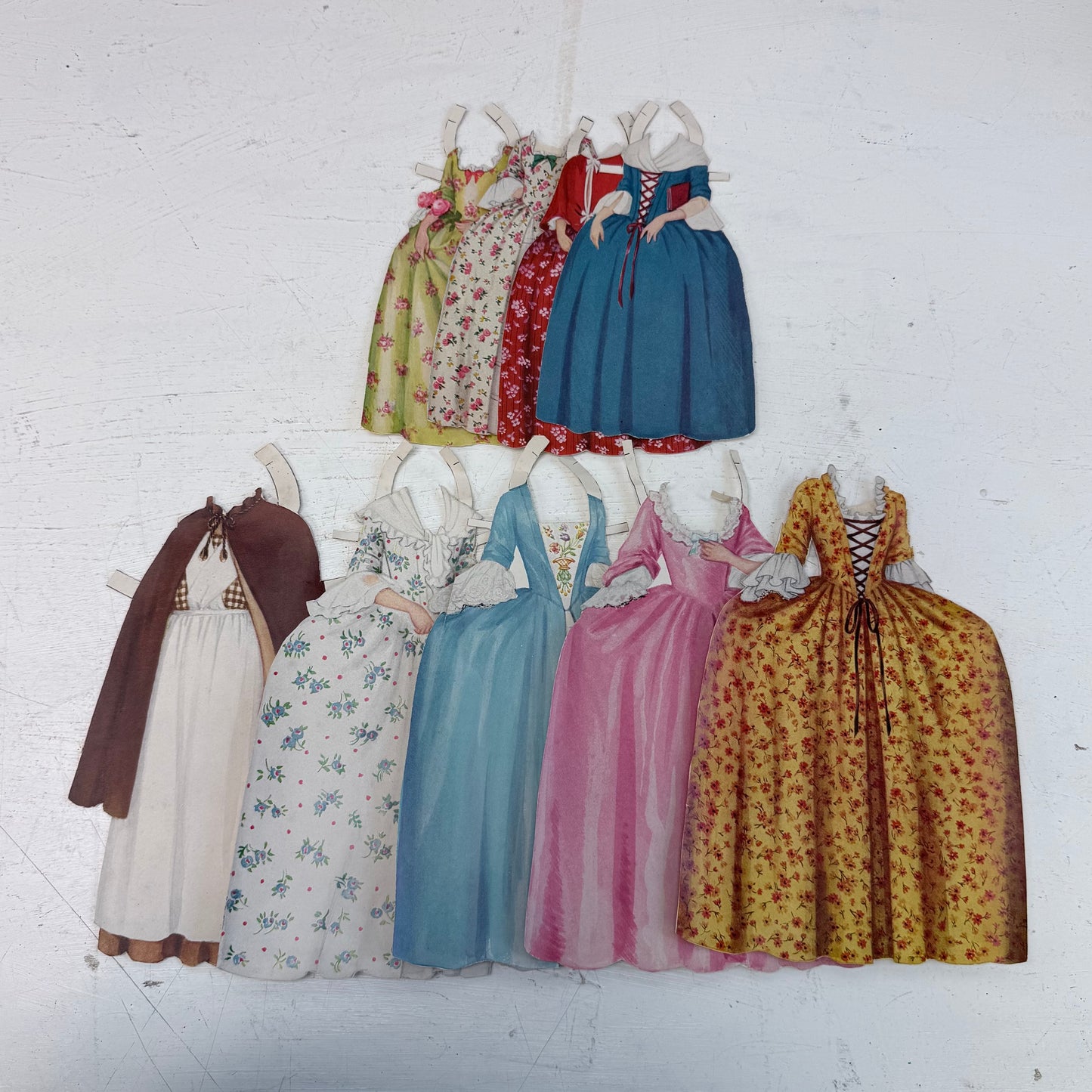 Colonial Williamsburg Paper Dolls Activity Set in Box, 1940