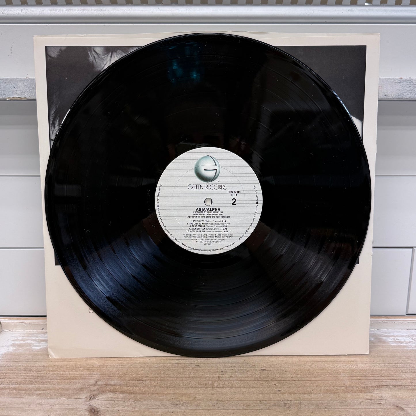 Asia Alpha Vinyl Record, 1983