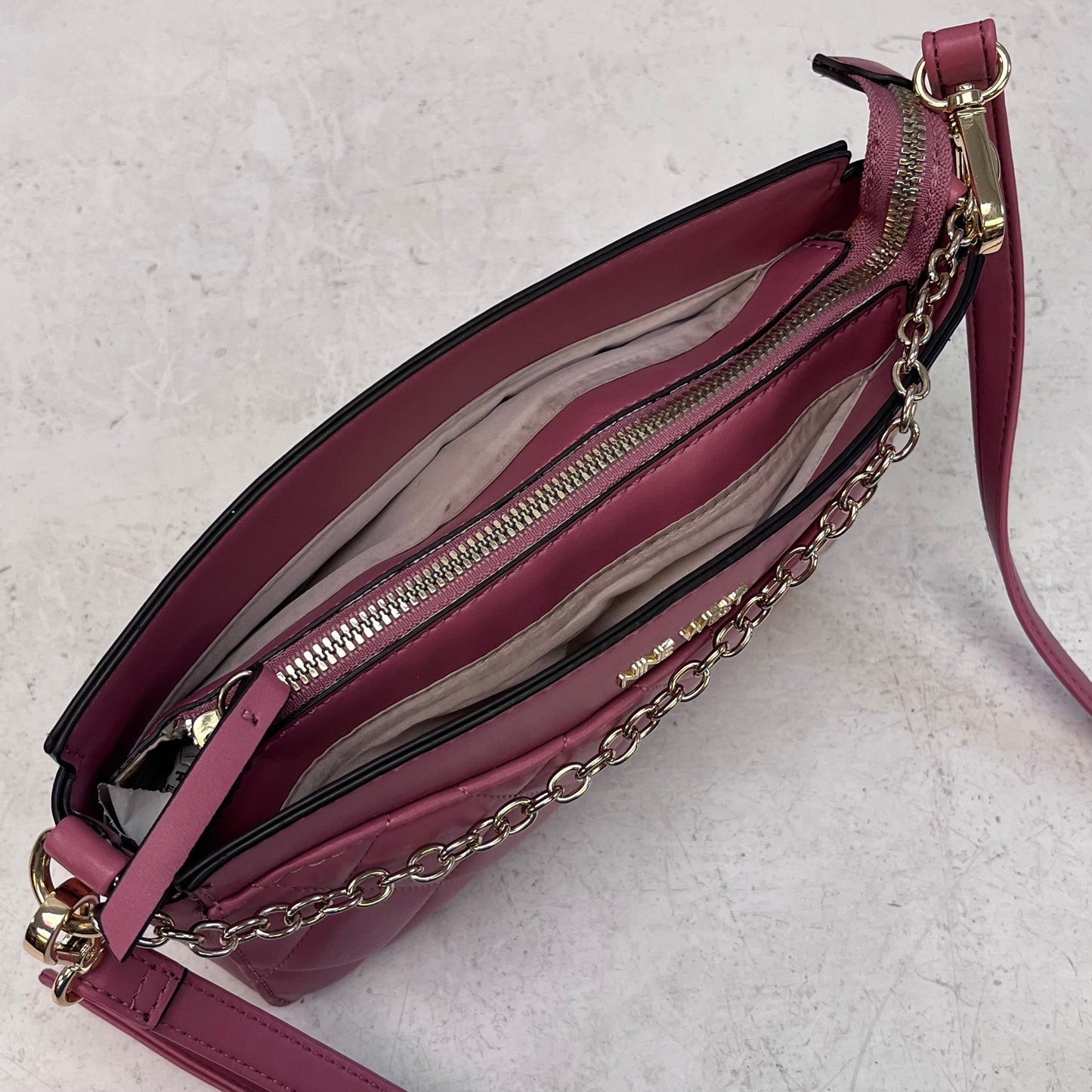 Nine West Quilted Faux Leather Crossbody Bag