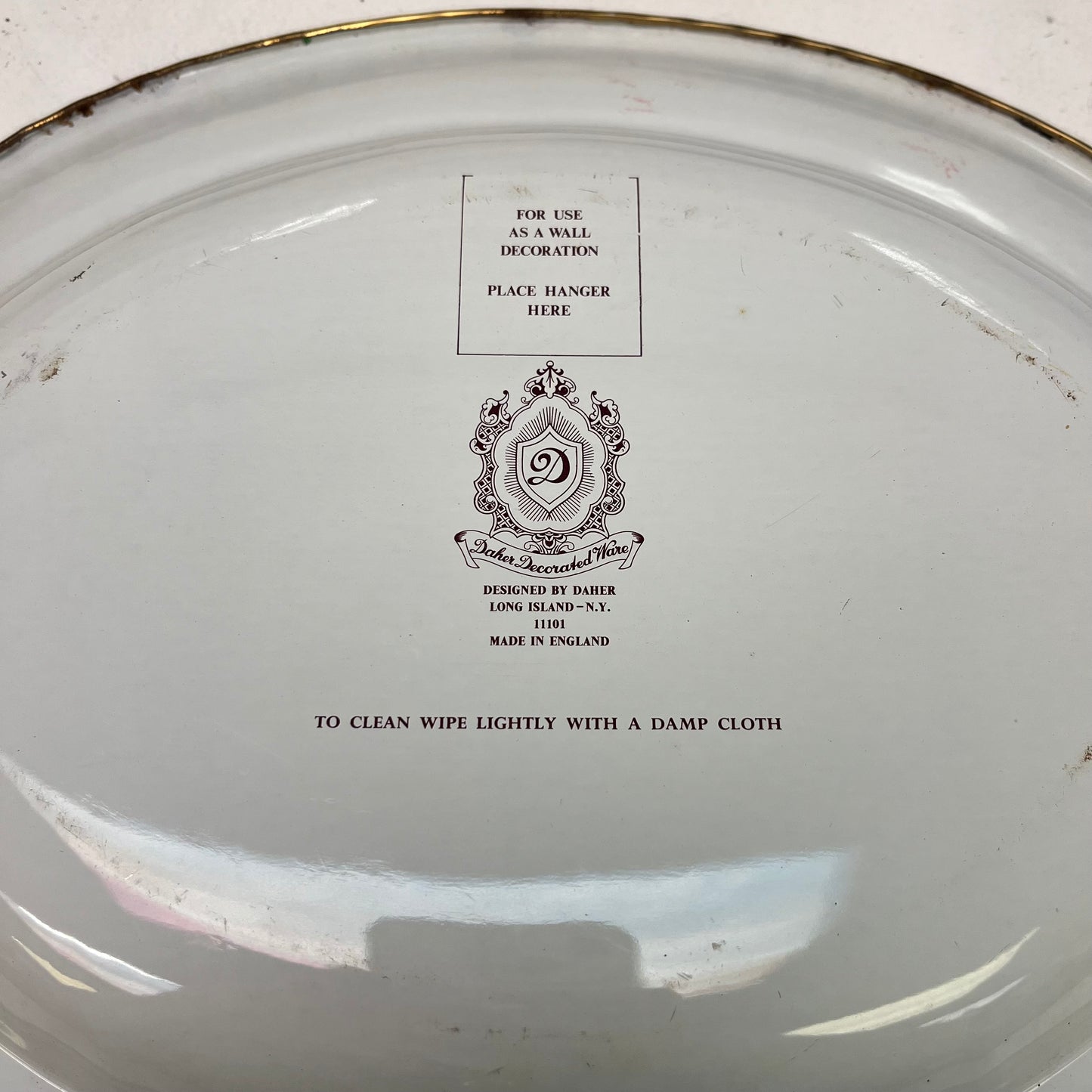 Daher Decorated Ware Floral Tin Tray