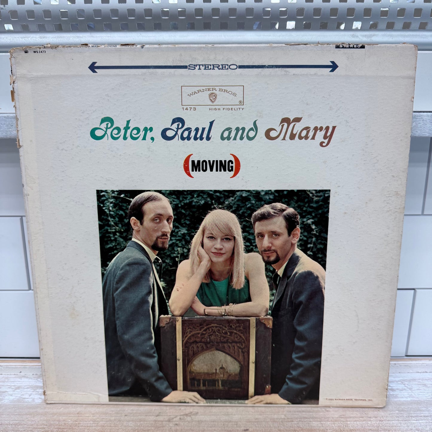Peter, Paul and Mary Moving Vinyl Record, 1962