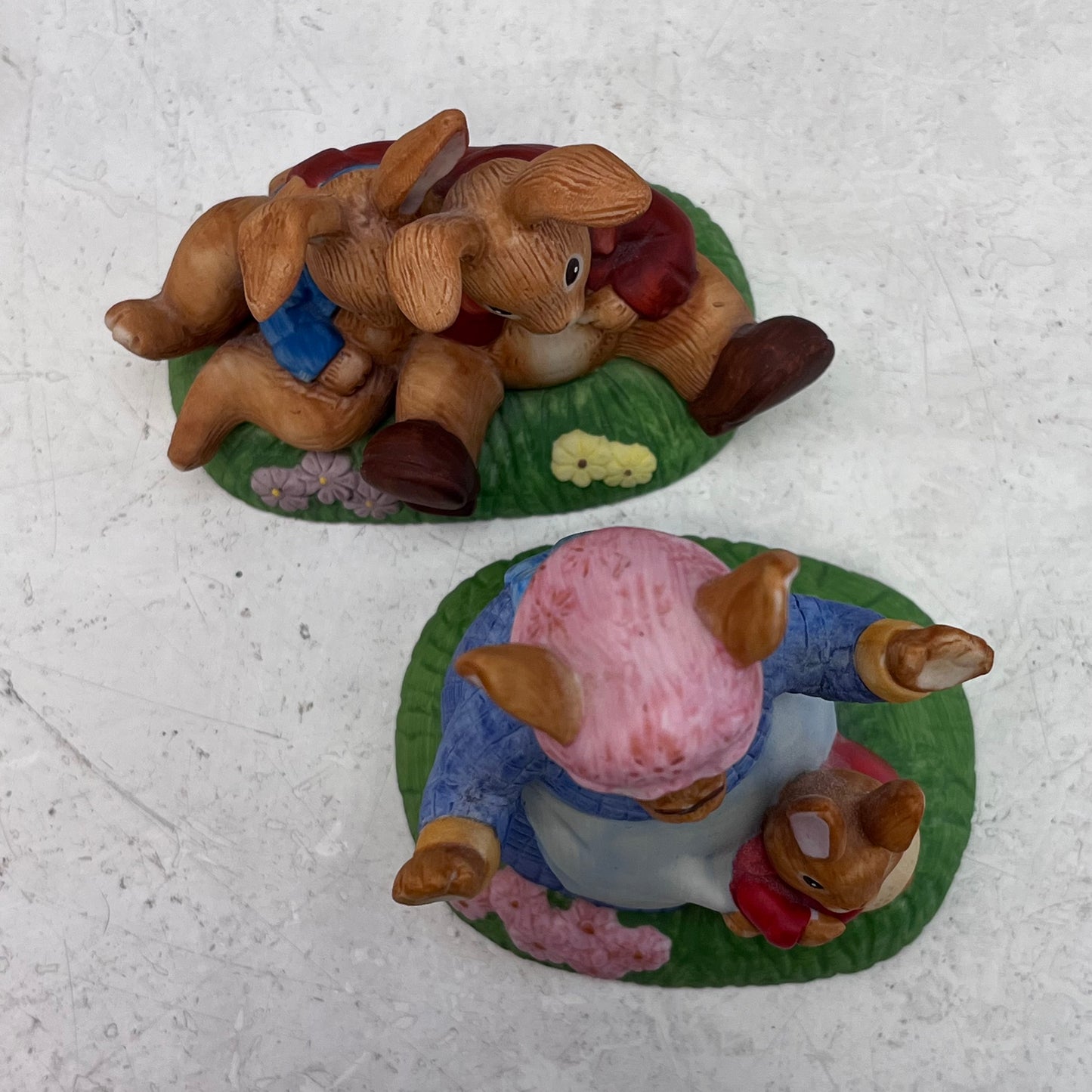 Sigma Beatrix Potter Benjamin Bunny Figurines Set of 2, 1983