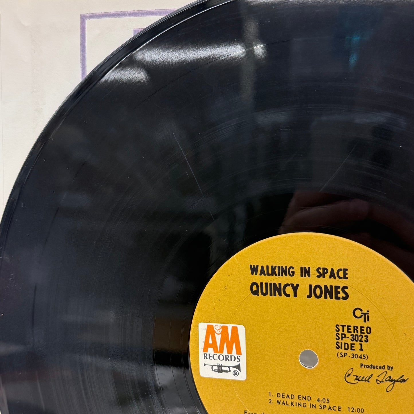 Quincy Jones Walking in Space Vinyl Record, 1969
