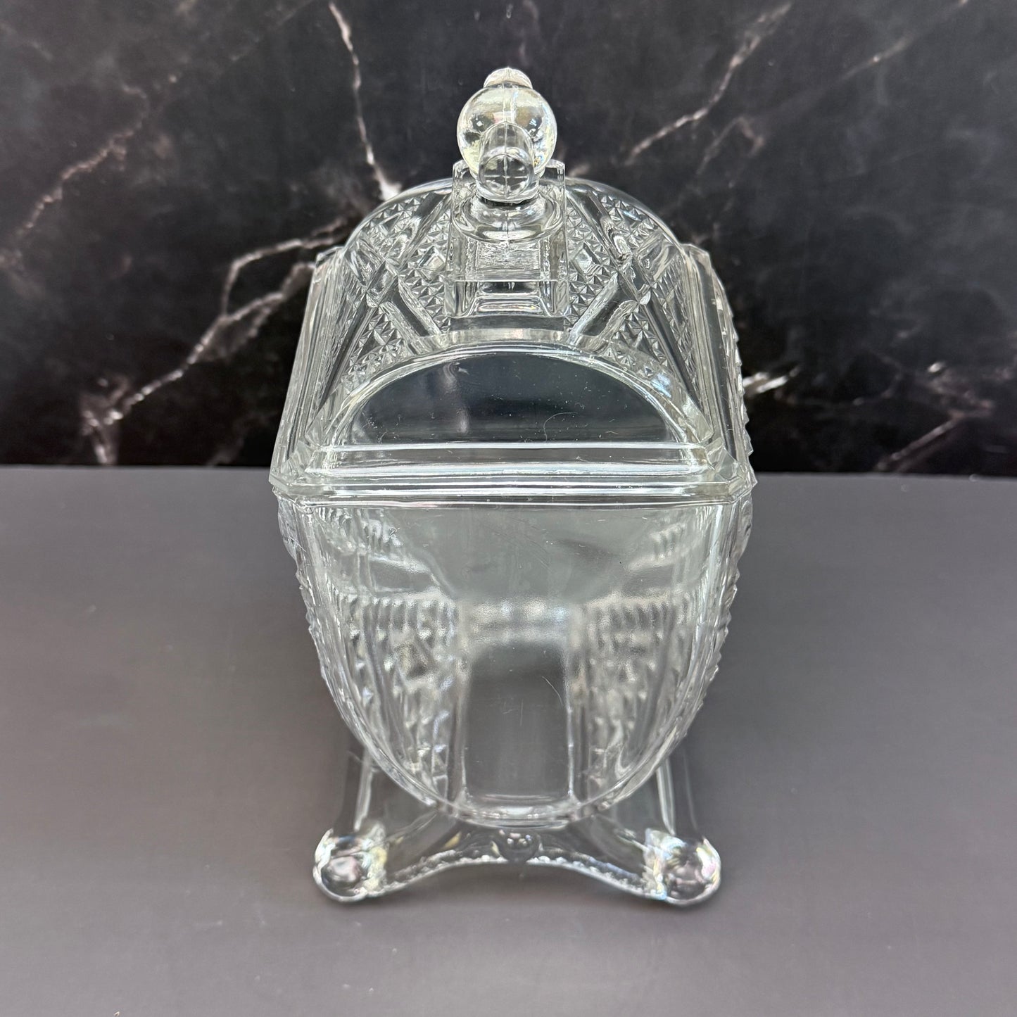 Adams & Co. Ashman Crossroads Creamer & Sugar Bowl, 1880s