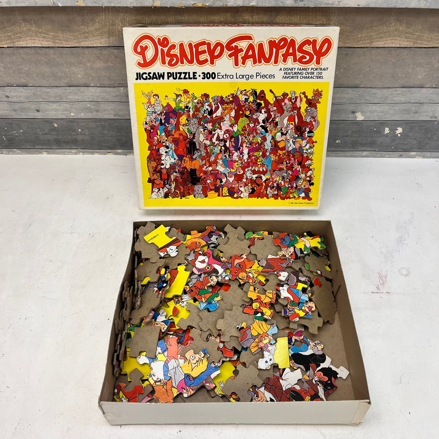 Vintage Disney Fantasy 300 Piece Jigsaw Puzzle, 1981
