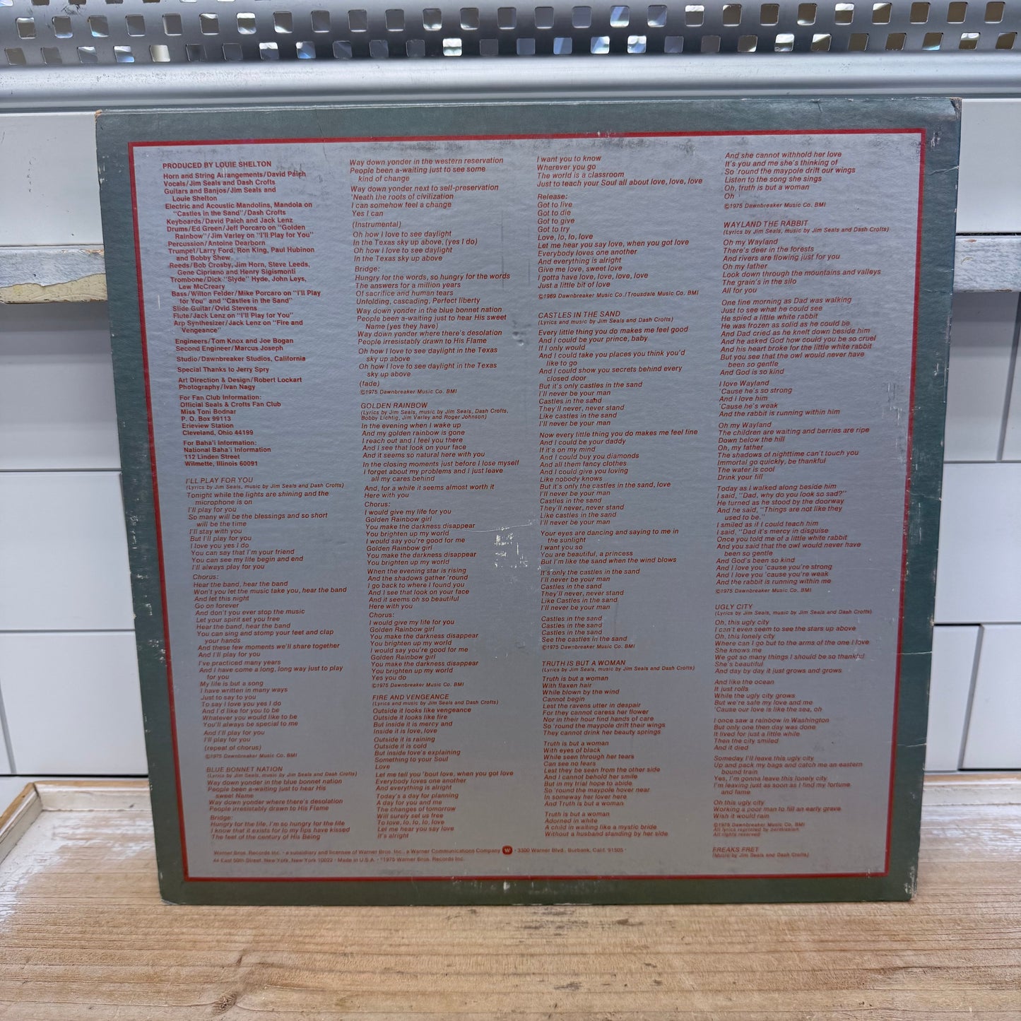 Seals & Crofts I’ll Play for You Vinyl Record 1975