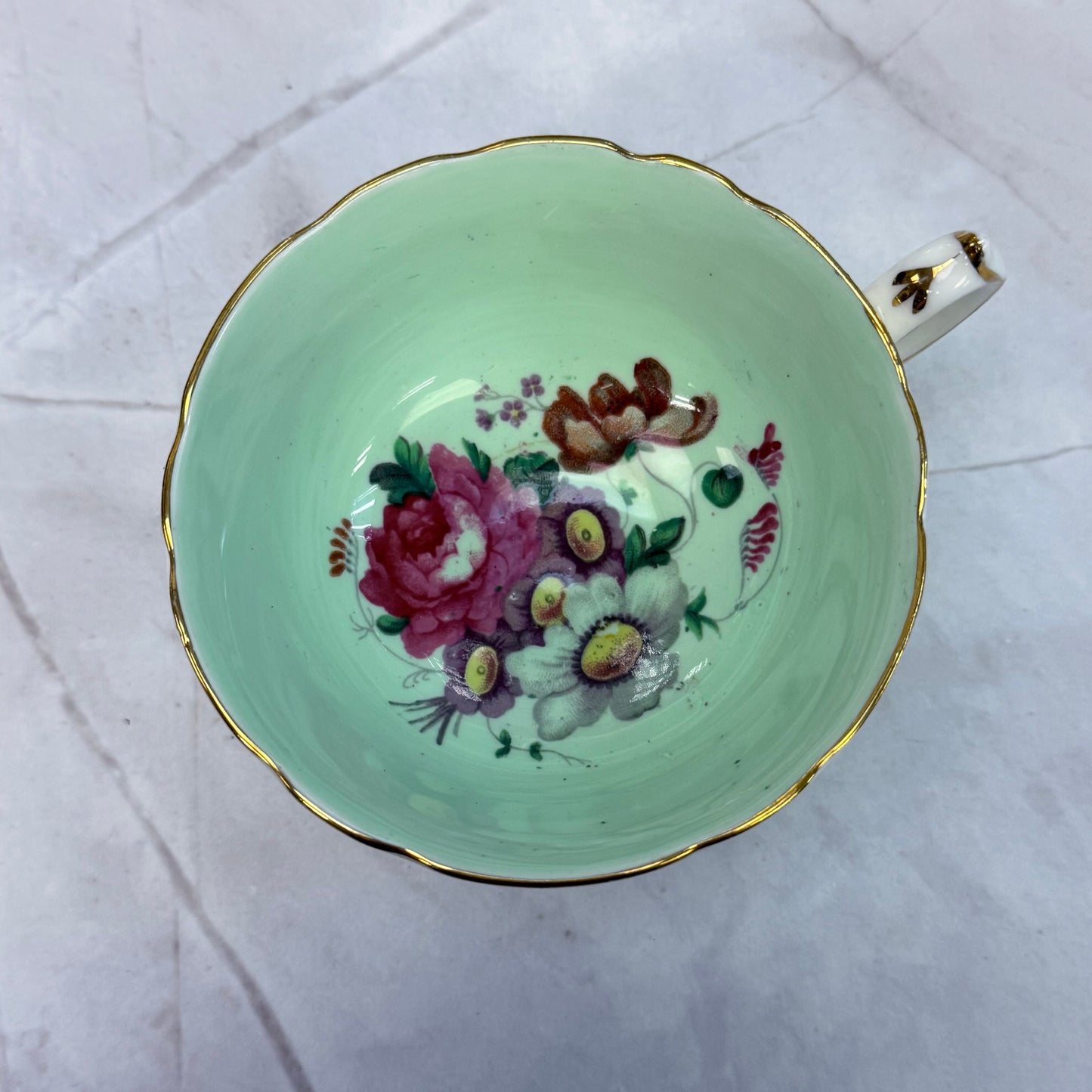 Paragon Double Warrant Bone China Teacup & Saucer 1930s