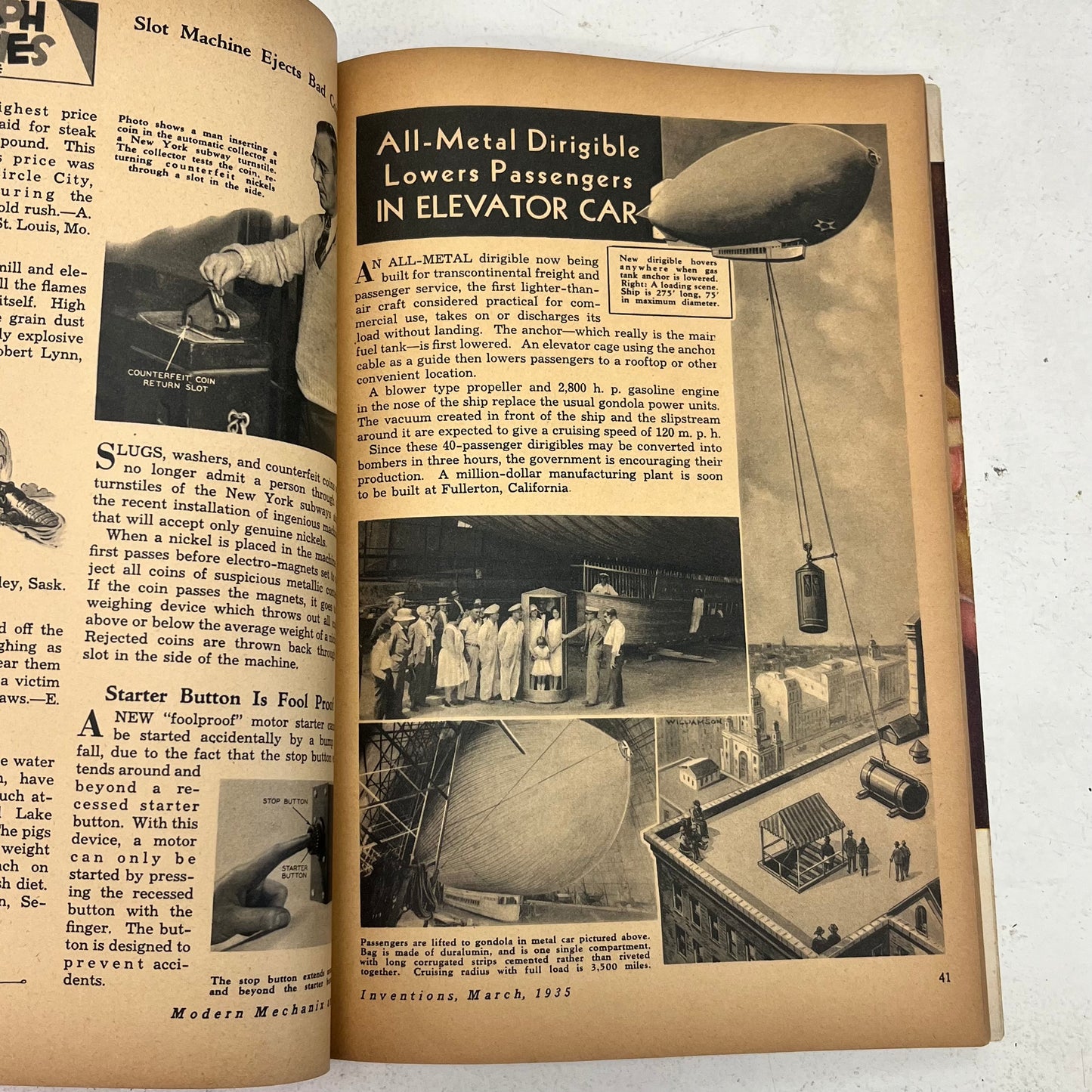 Modern Mechanix & Inventions Magazine, March 1935