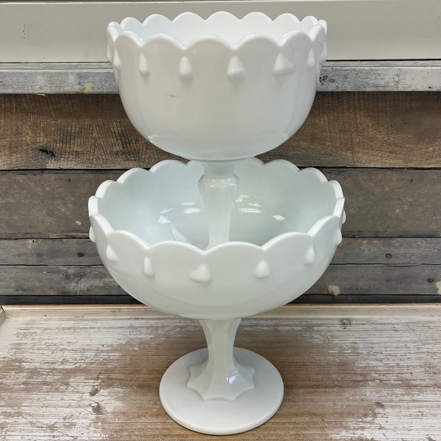 Indiana Glass Tiered Compote