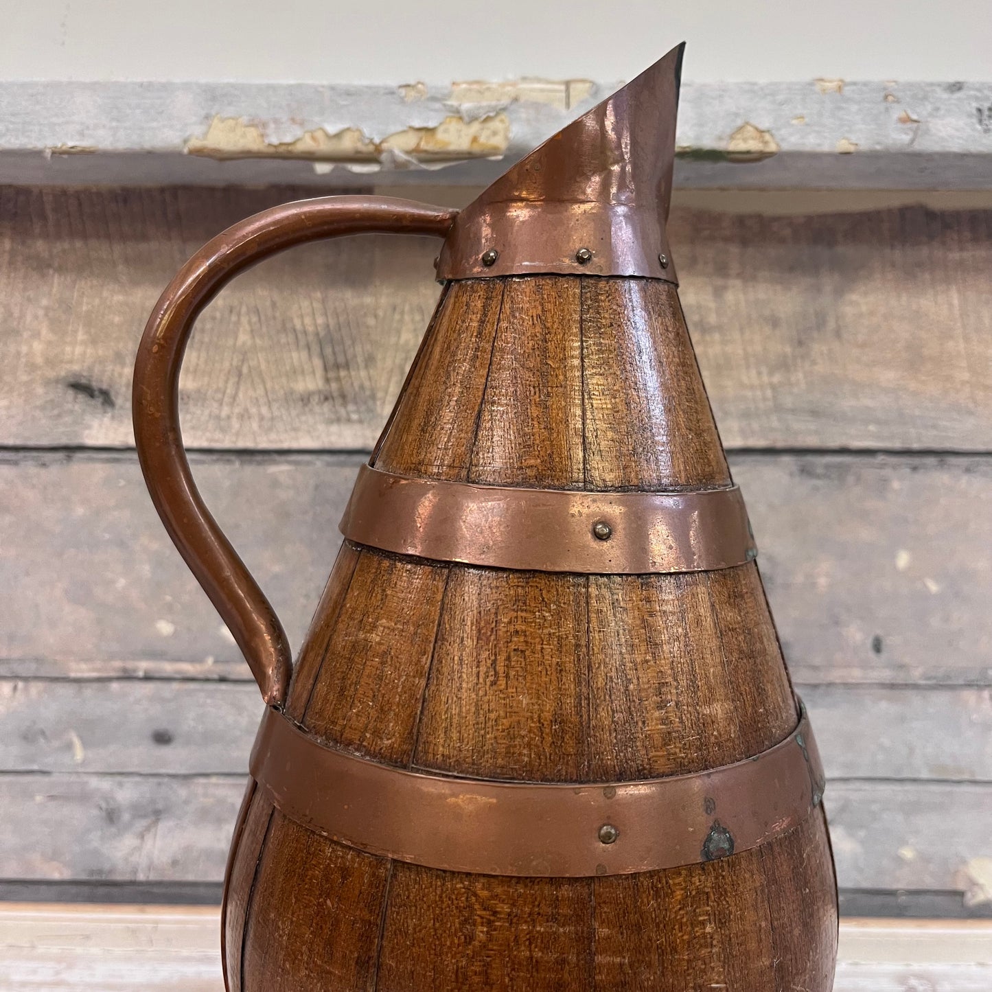 Eugene Leroux Barrel Wine Jug, 1970s