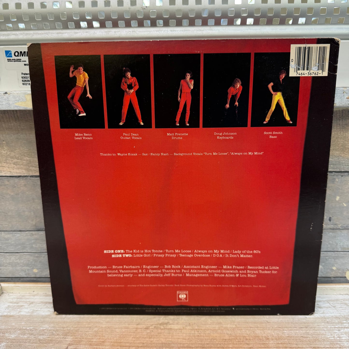 Loverboy Self Titled Vinyl Record, 1980