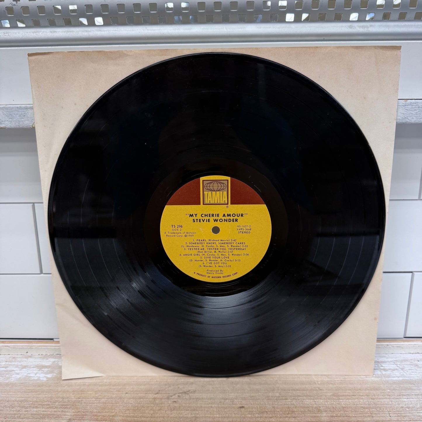 Stevie Wonder My Cherie Amour Vinyl Record, 1969