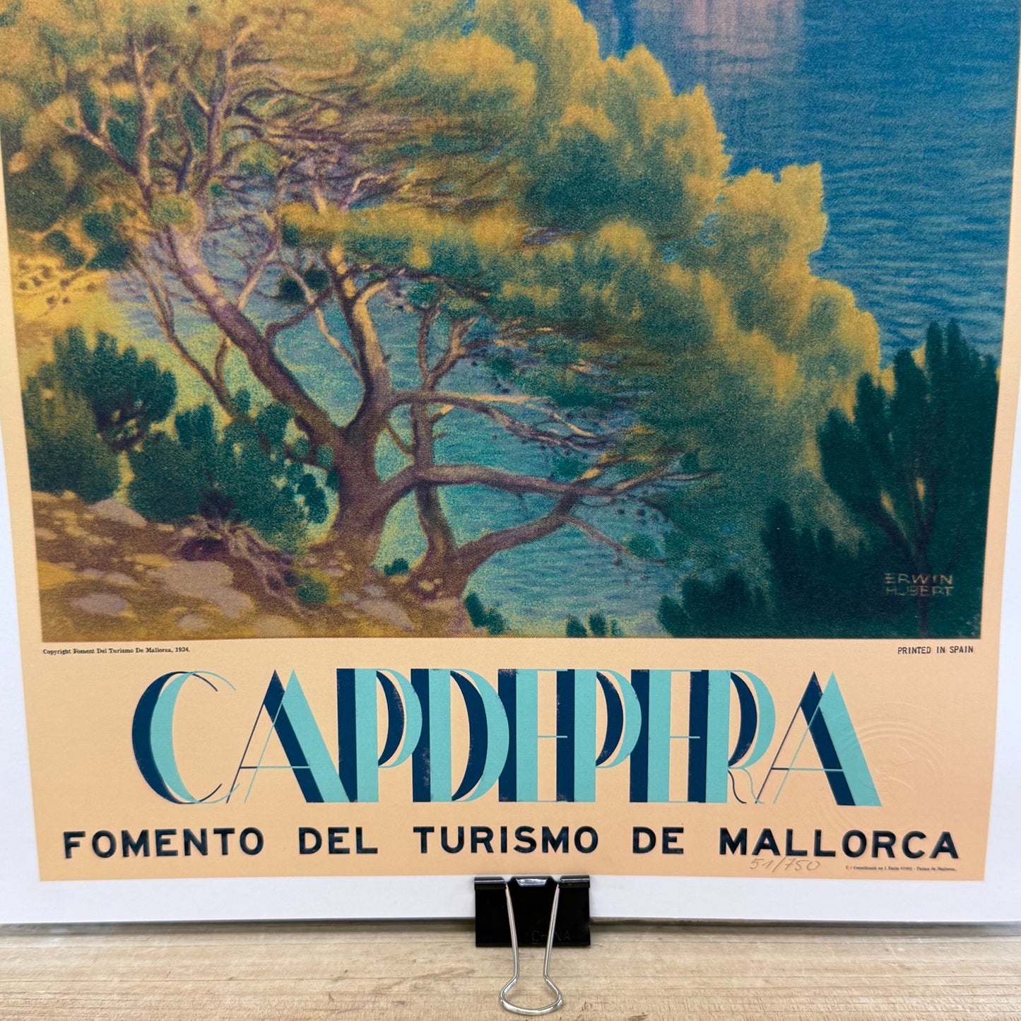 Erwin Hubert Mallorca Tourism Art Poster Selection
