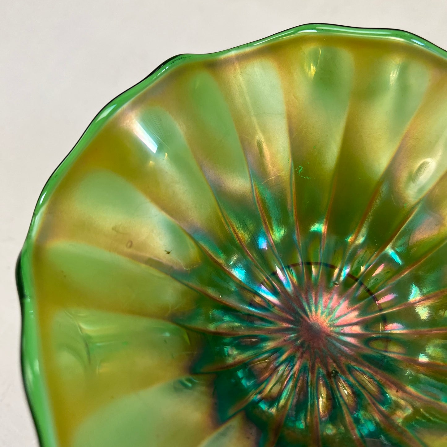 Fenton Carnival Glass Dish