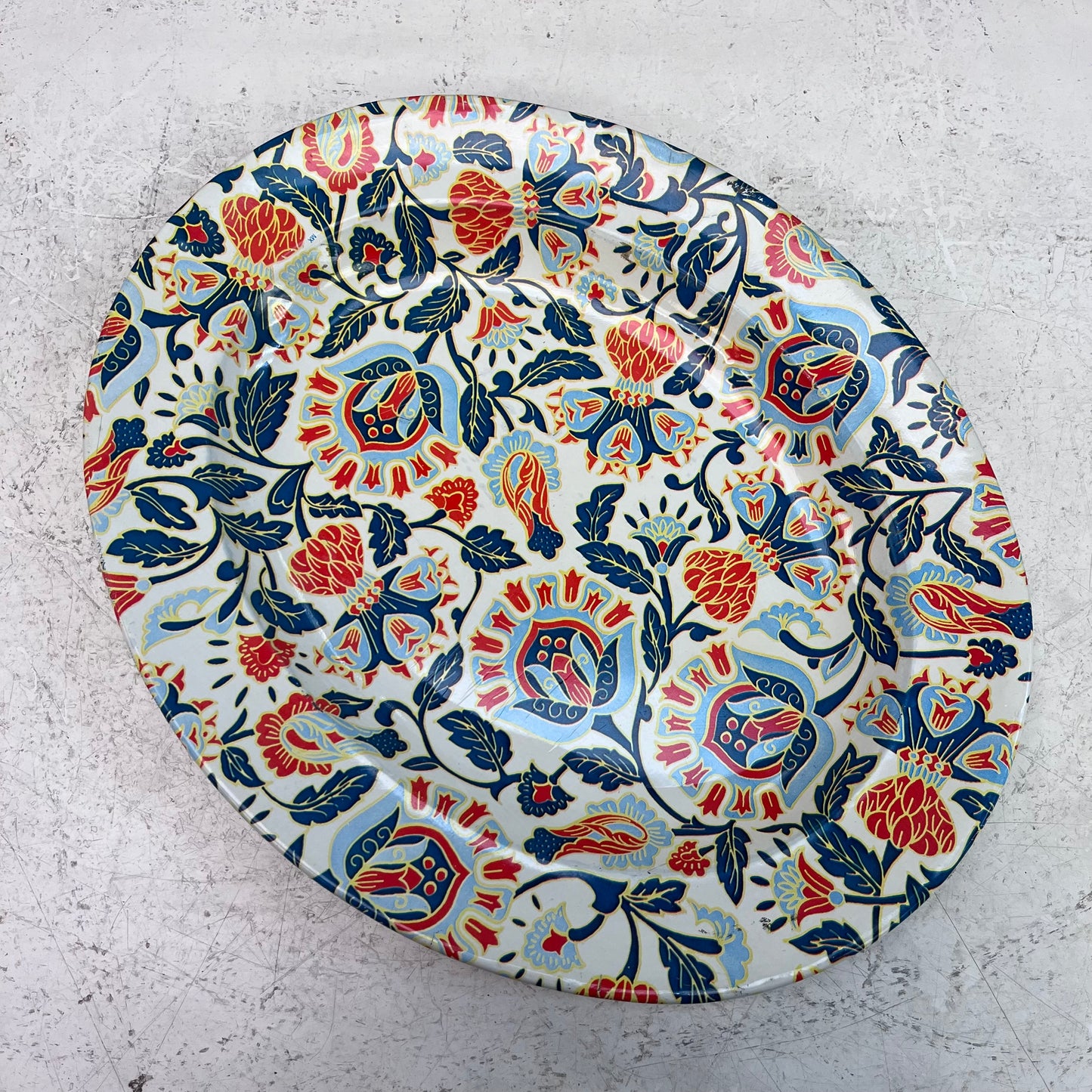 Nevco Floral Metal Tray